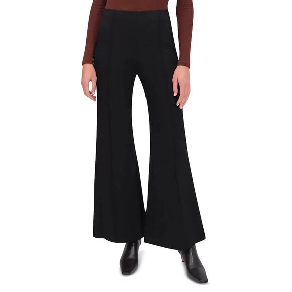 NWT Bagatelle Collection XL Black Ponte Stretch High Rise Wide Leg Pants - Picture 1 of 5